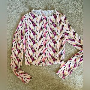 Colorful Patterned Women's Top